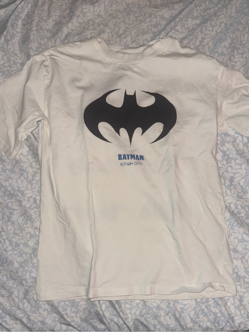 H&M Batman White Short Sleeve Tee
